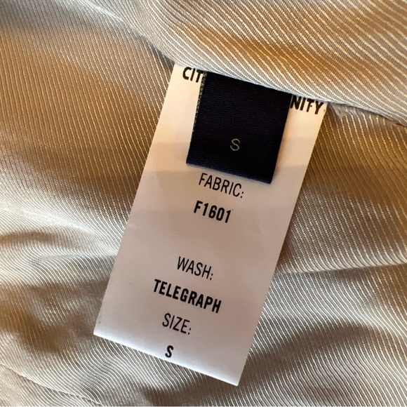 Citizens of Humanity Jasmin Long Vest Normandie Blue MSRP $298 NWT - Picture 14 of 14